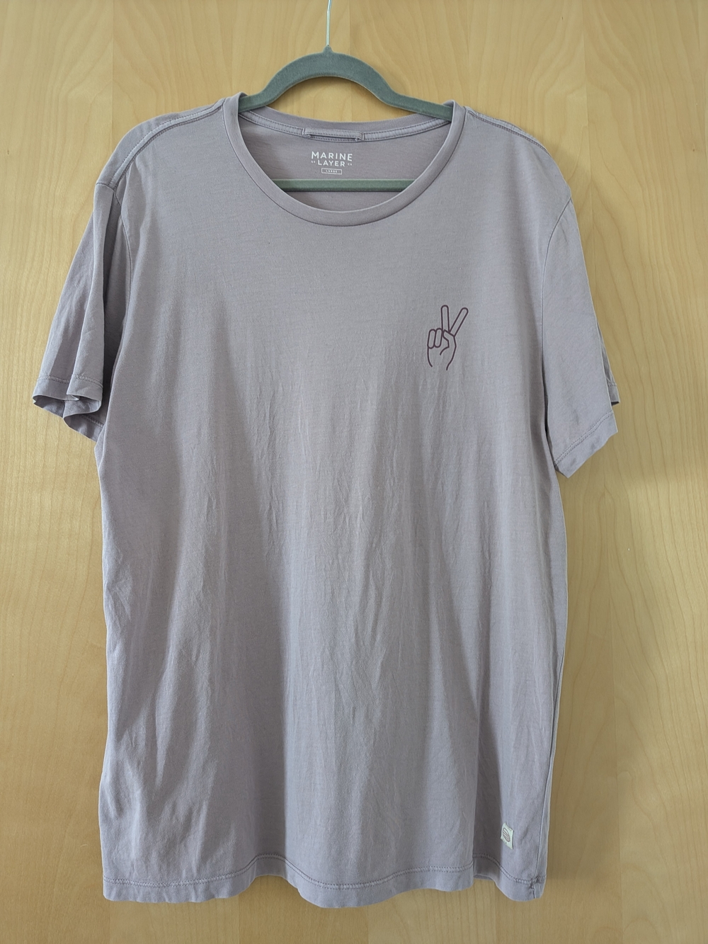 Marine Layer Mauve Crewneck T-Shirt